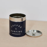 TRSCオリジナルキャニスター『coffee ＆ surfing』 ネイビー