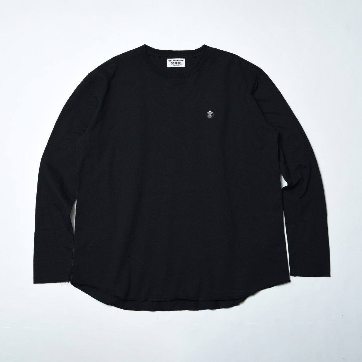 ロックくん L/S Tee（ホワイト／ブラック）