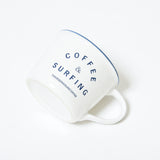 TRSCオリジナルマグ『coffee & surfing』 ホワイト