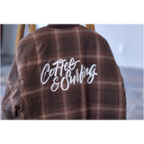 TRSC × BLUCO OMBRE CHECK BOMBER JACKET