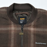 TRSC × BLUCO OMBRE CHECK BOMBER JACKET