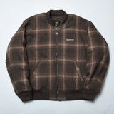 TRSC × BLUCO OMBRE CHECK BOMBER JACKET