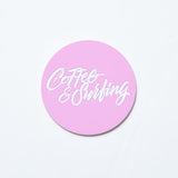 REVERSIBLE RUBBER COASTER [PINK]