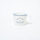 TRSCオリジナルマグ『coffee & surfing』 ホワイト